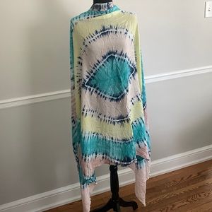Revolve swim cover up sarong tie-dye